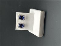Earrings Gioielleria Dossena  Woman in White Gold Tanzanite 1.83 Ct OROR-135-253 - OROR-135-253